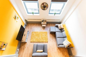 Nottingham City Centre Apartment with Free Parking Lace Market Sleeps 7